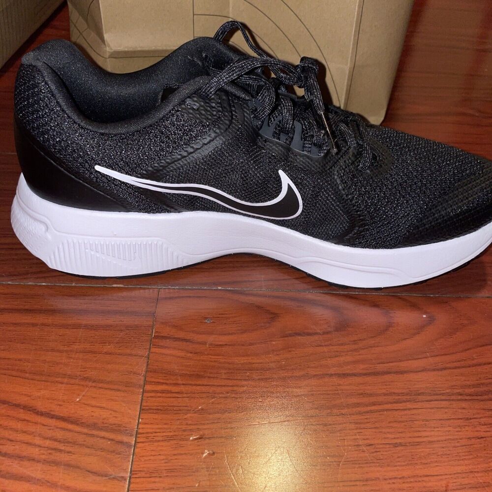 Men Nike Zoom Span 4 Running/Athletic Shoes Black DC8996-001 Size 7 No Lid - Picture 2 of 8